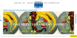 Greek Restaurant in Germany website
